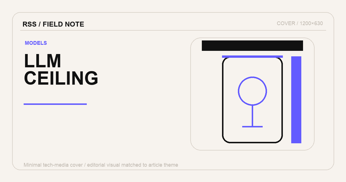 Have Large Language Models Already Hit Their Ceiling