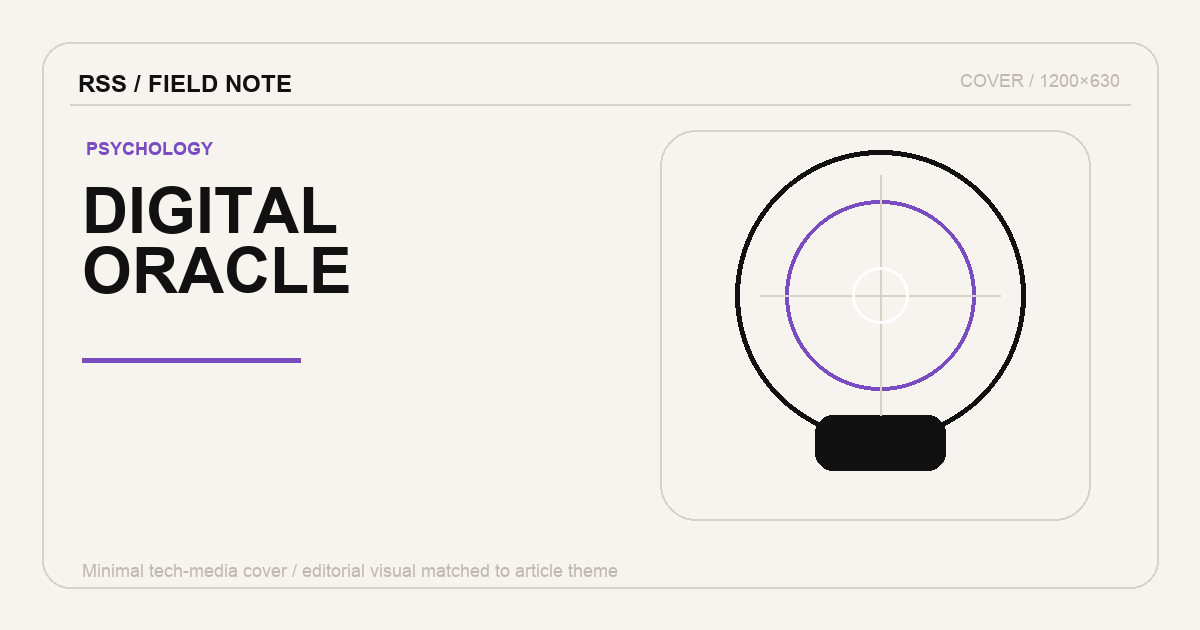 Why So Many People Are Turning AI Into a Digital Oracle